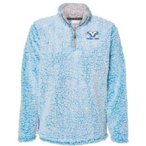 Embroidered WV Football Cheer- Women’s Epic Sherpa Quarter-Zip Pullover