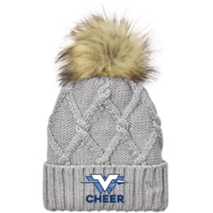 Embroidered Wayne Valley New Era Faux Fur Pom Beanie